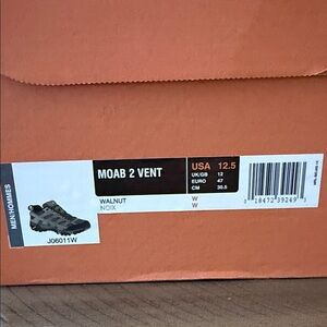 Merrell Moab 2 Vent Men's Shoes - Walnut Brown